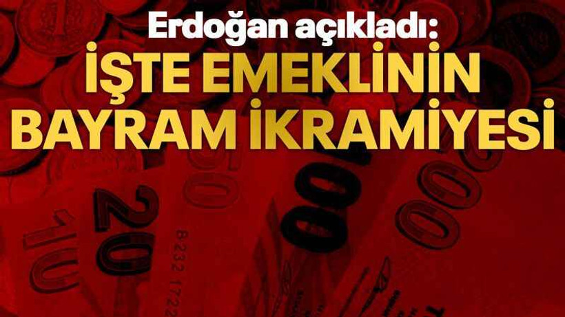 Erdoğan açıkladı: İşte emeklinin bayram ikramiyesi